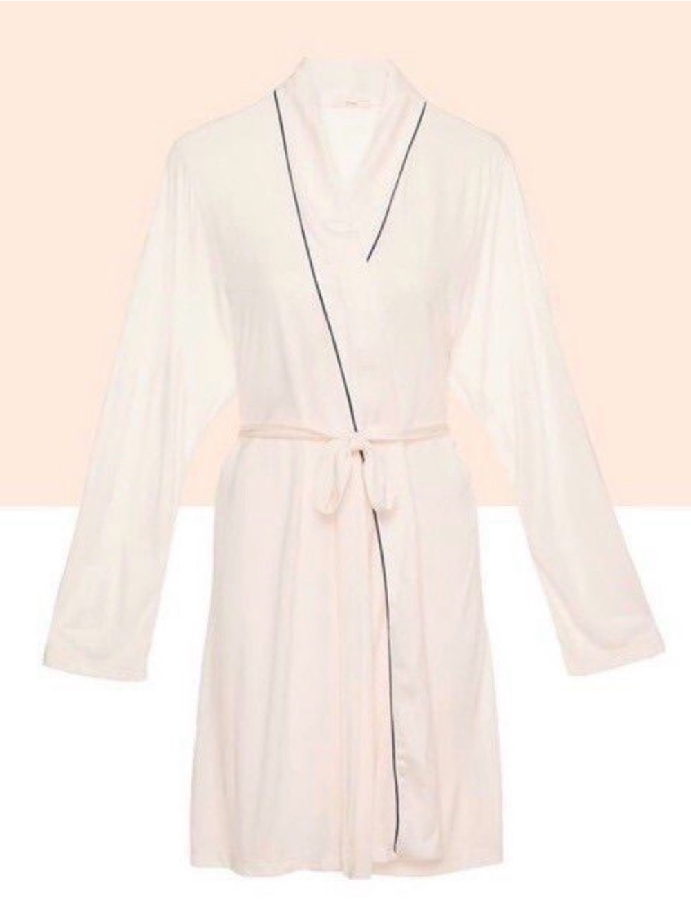 NWT Eberjey "Gisele" short robe in sorbet pink size s/m
